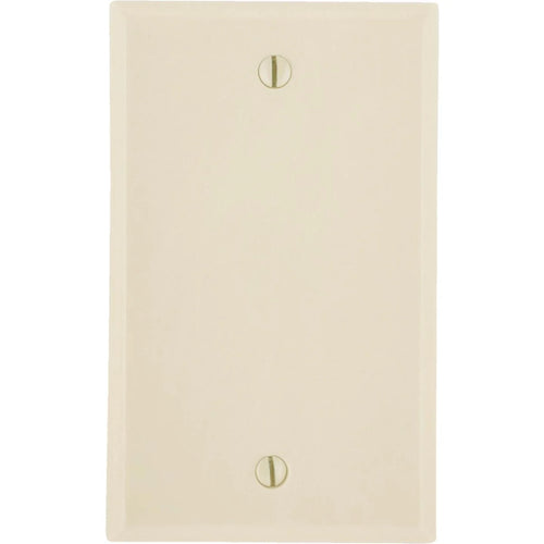 Leviton 1-Gang Standard Thermoset Blank Wall Plate, Ivory