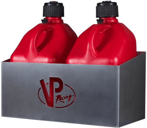 VP Racing Fuel 3943 5 gal U-Jug Red ; Plastic Product Formers 5 Gal. Square Plastic Multi-Purpose Utility Jug Red Pack