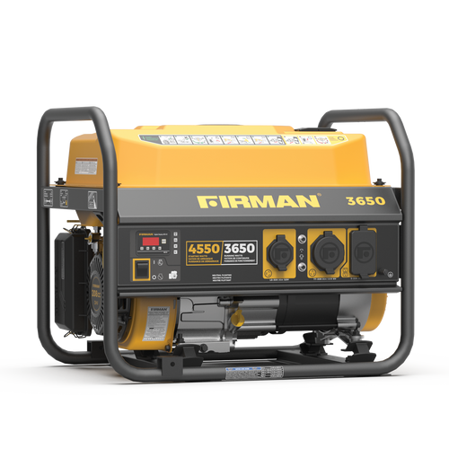 Firman Power Equipment Gas Portable Generator 4550w Recoil Start 120v