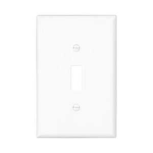 Eaton Cooper Wiring Toggle Wallplate, White