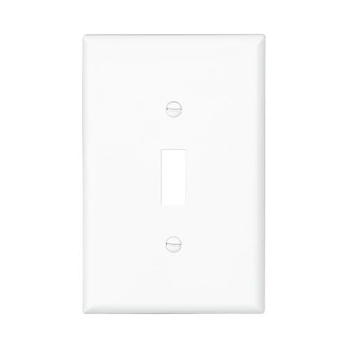 Eaton Cooper Wiring Toggle Wallplate, White