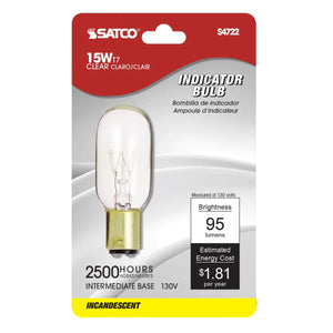 Satco S4720 25T8N CD/1 INT Base Clear 130V