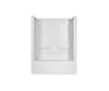 ABG Brands Clarion AcrylX Four-Piece Alcove Left-Hand Drain Tub Shower