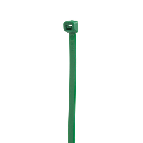 NSI Industries 840-5 Colored 8 in. Green Cable Ties, 40 Lb Tensile Strength - Pack of 100