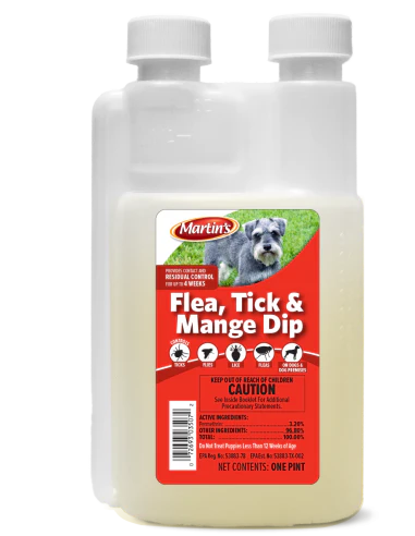 Control Solutions Flea Tick & Mange Dip Long-lasting Insecticide