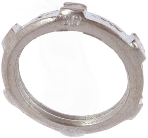 Thomas & Betts 1-1/4" Steel Locknut-Zinc Plated, Rigid/IMC