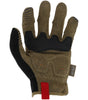 Mechanix Wear Mpact Resistant Work Gloves M-Pact® Open Cuff Brown, Medium