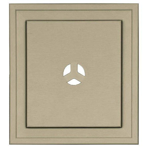 Builders Edge Scallop Mounting Block, 7 x 8, White